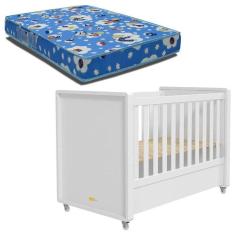 Imagem de Berço Americano Tutto New Branco Acetinado E Colchão Phisical 70-130 Ortobom - Matic