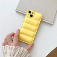 Imagem de Capa de telefone de couro de silicone macio de luxo para iPhone 14 13 12 11 Pro Max 7 8 Plus X XR XS Max SE 2022 Capa de proteção de lente de câmera, amarelo, para iPhone X