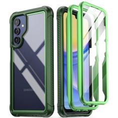 Imagem de Poetic Capa Guardian para Samsung Galaxy A15 5G, [2 molduras frontais] [teste de queda de grau mil-20 pés] Capa híbrida à prova de choque de corpo inteiro com protetor de tela integrado,