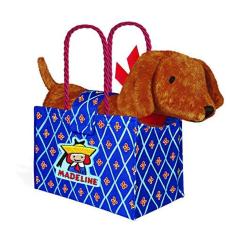 Imagem de YOTTOY Madeline Coleção | Genevieve O Cão Soft Stuffed Animal Brinquedo de pelúcia em Madeline Tote Bag