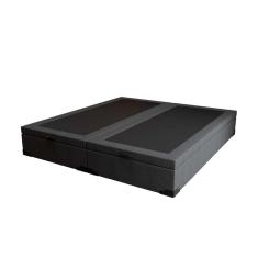 Imagem de base para cama box queen martin premium com baú linho (47x158x198 cm) grafite