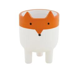 Imagem de Cachepot "Raposa"  E Laranja em Cerâmica 15 cm - D'Rossi