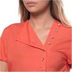 Imagem de Blusa Feminina Moda Fechamento Longo Botões Brilho