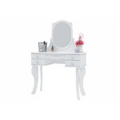 Imagem de Penteadeira Princesa 04 Gavetas E Banqueta Branco - Patrimar Móveis