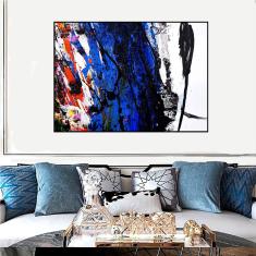 Imagem de Quadro Canvas Abst. Explosão de Cores 40x60