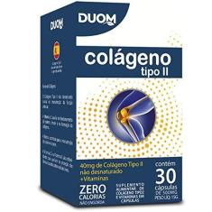 Imagem de Colágeno Nao Desnaturado Tipo 2 Com Vitaminas 30 Cápsulas Duom