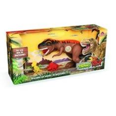 Figura - Dinossauro Rex Attack - Lança Míssil - Verde - Adijomar