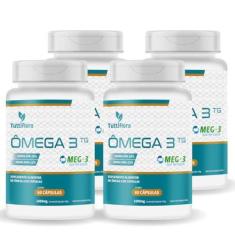 Imagem de Kit Com 04 - Ômega 3 MEG-3 (18% EPA 12% DHA) 60 Capsulas de 1000mg TuttiFlora
