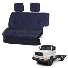 Imagem de Sofá Cama Caminhão Mercedes 1618 Hpn Reto Azul - Pampa