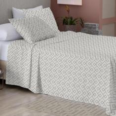 Imagem de Jogo De Cama Neo Essencial Estampado 4 Pcs - Casal Clay - Camesa