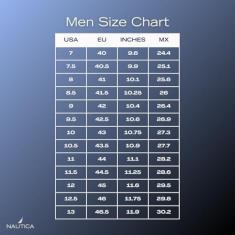 Imagem de Nautica Tênis masculino: Atlético, confortável, casual com cadarço moderno tênis de caminhada, Azul-marinho Aron, 41