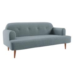 Imagem de Sofá 2 Lugares Kiev Linho Cinza 165 cm