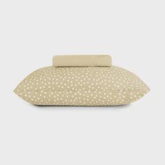 Imagem de Jogo de Cama Solteiro 2 Peças Altenburg Malha Fio Penteado Bits Bege