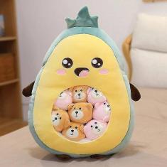 Imagem de 40cm bonito abacate de pelúcia travesseiro frutas crianças brinquedo kawaii birthda