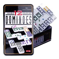 Imagem de Domino Game Jogo de tabuleiro familiar de 91 peças