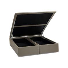 Imagem de Base para Cama Box Queen Physical ll com Baú (39x158x198) Bege