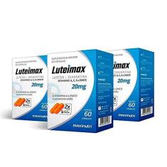 Imagem de Kit 3 Luteimax Luteína Zeaxantina 20mg 60 Capsulas Maxinutri