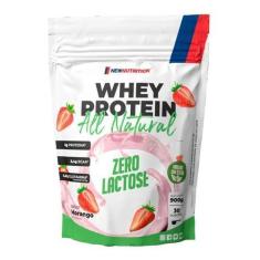 Imagem de Whey Protein Zero Lactose All Natural 900G - New Nutrition - Newnutrit