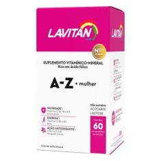 Imagem de Lavitan A-Z Mulher Suplemento Vitamínico E Mineral Com Zinco 60 Compri