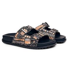 Imagem de Tênis Feminino Casual Sneaker Chunky Cadarço Solado Branco-Feminino