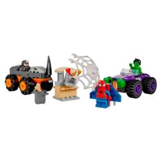 Imagem de Bloco de Montar LEGO 110 Peças Spidey Confronto Hulk Contra Rinoceronte