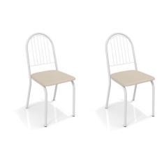 Imagem de Conjunto Com 2 Cadeiras De Cozinha Noruega  E Nude
