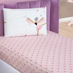 Imagem de Jogo de Cama Infantil Solteiro Bouti Kids 02 Pçs Bailarina