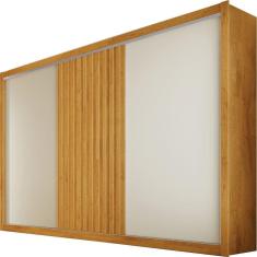 Imagem de Guarda Roupa Casal 3 Portas 6 Gavetas Flex Peroba Off Peroba Vitoria Móveis Europa 100%mdf