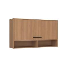 Imagem de Armário Aéreo De Cozinha 1 Porta Basculante 120cm Com Nicho Havana Rov