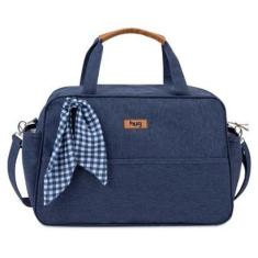 Imagem de Bolsa de Maternidade Hug Grande Mescla Azul Marinho-Masculino