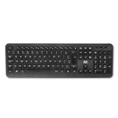 Imagem de Teclado sem Fio Côncavo Conexão 2.4ghz USB 12 Teclas Multimídia Preto Multi - TC297
