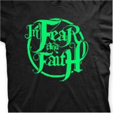 Imagem de Camiseta In Fear And Faith  e Verde em Silk 100% Algodão