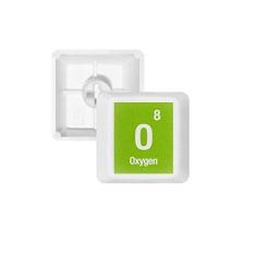 Imagem de Kit de atualização para jogos com teclado mecânico PBT de ciência de elementos químicos oxigênio