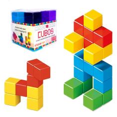 Brinquedo Educativo Blocos de Montar Cubos Junior 60 Peças em Promoção na  Americanas