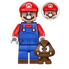 Imagem de Boneco Bloco De Montar Mario Bros Chapéu Vermelho