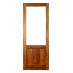 Imagem de Porta de Madeira Maciça Meia Almofada Para Vidro Casmavi de Cedro Aran