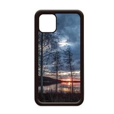 Imagem de Capa Lake Trees Science Nature Scenery para iPhone 11 Pro Max para Apple Mobile Case Shell