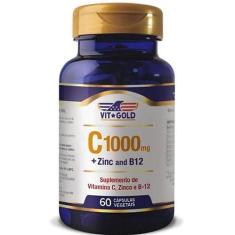 Imagem de Vitamina C 1000Mg + Zinc É B12 Vit.Gold - Vit Gold - Now Foods