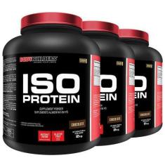 Imagem de Kit 3X Iso Protein 2Kg Chocolate - Bodybuilders