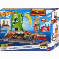 Imagem de Pista Hot Wheels Posto De Combustível Super Recarga Mattel