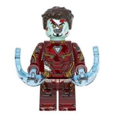 Imagem de Boneco Bloco De Montar Zumbi Homem De Ferro Edição Especial - Mega Blo