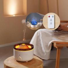 Imagem de Umidificador Difusor Aromatizador Led 560ml Com Temporizador E Control