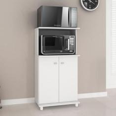 Imagem de Balcão de Cozinha Para Forno e Microondas com 3 Prateleiras - Tecno Mo