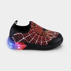 Imagem de Tênis Infantil de Luz Bibi Space Vermelho de Aranha-Masculino