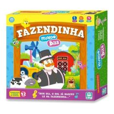 Imagem de Jogo de Tabuleiro fazendinha Mundo Bita e os Animais Nig - Nig Brinque