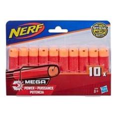 Lança Dardo Nerf Nstrike Mega Hotshock Nerf Vermelho/cinza/laranja