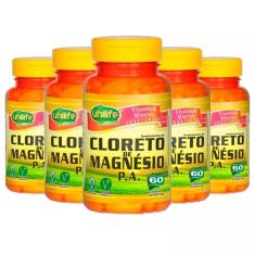Imagem de Cloreto De Magnésio P.A. - 5X 60 Cápsulas - Unilife