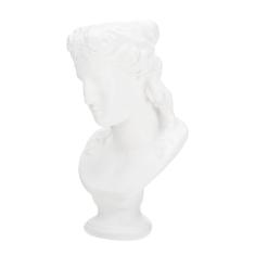 Imagem de Happyyami Vaso de cabeça de resina para vaso de rosto estátua, escultura, vaso de flores, rosto moderno, vaso de flores, decoração de personagens