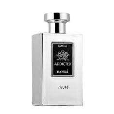 Imagem de Perfume Hamidi Addicted Silver para homens 120 ml em spray de perfume