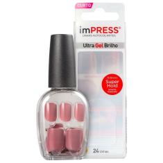 Imagem de Kiss New York Impress Curta Summer Nude - Unhas Postiças